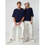 Футболка унисекс оверсайз STREET VIBES, темно-синяя, размер XS/S