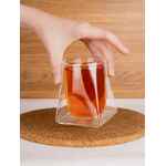 Стакан с двойными стенками QUADRONI