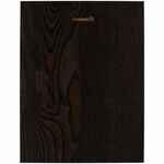 Плакетка PLAQUE, большая, венге с серебристой пластиной