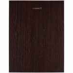 Плакетка PLAQUE, большая, вишня с серебристой пластиной