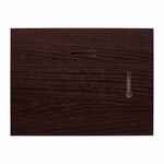 Плакетка PLAQUE, малая, вишня с золотистой пластиной