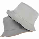 Панама SUMMER двусторонняя, черная с серым