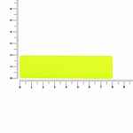 Наклейка тканевая LUNGA, S, желтый неон