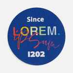 Наклейка тканевая LUNGA ROUND, M, синяя