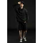 Худи унисекс H2, черное, размер XS/S