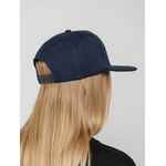 Бейсболка SNAPBACK с прямым козырьком, темно-синяя