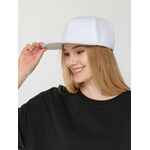 Бейсболка SNAPBACK с прямым козырьком, белая