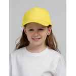Бейсболка детская STANDARD KIDS, желтая