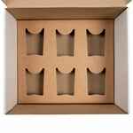 Коробка GRANDE с ложементом для стопок, белая