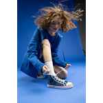 Толстовка унисекс H3, синяя, размер XL/XXL