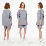 Свитшот унисекс S1, серый, размер XS/S