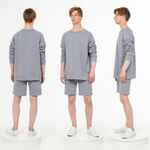 Свитшот унисекс S1, серый, размер XS/S