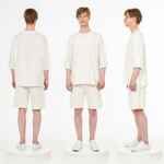 Футболка унисекс T1, молочно-белая, размер XS/S