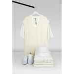 Футболка унисекс T1, молочно-белая, размер XS/S