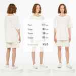 Футболка унисекс T2, молочно-белая, размер XS/S