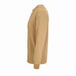 Футболка унисекс с длинным рукавом PIONEER LSL, бежевая, размер L