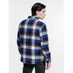 Куртка-рубашка оверсайз унисекс NOAH, синяя, размер XS/S