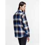 Куртка-рубашка оверсайз унисекс NOAH, синяя, размер XS/S