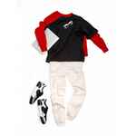 Футболка оверсайз унисекс KOSMOS 2.0, черная, размер XS/S