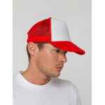 Бейсболка SUNBREAKER, красная с белым