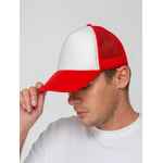 Бейсболка SUNBREAKER, красная с белым