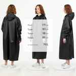 Дождевик R2, черный, размер XS/S