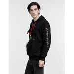 Худи унисекс с карманом на груди CHEST POCKET, черное, размер XS/S