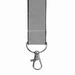 Лента светоотражающая INTERLEVEL, черная с серым