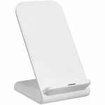 Беспроводное зарядное устройство с быстрой зарядкой OVERTOP, белое