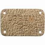 Лейбл COROLLA METAL, S, золотой