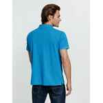 Рубашка поло мужская VIRMA PREMIUM, бирюзовая, размер S