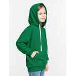 Толстовка с капюшоном детская KIRENGA KIDS, зеленая, 10 лет