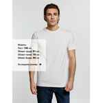 Футболка унисекс T-BOLKA 160, молочно-белая, размер XS