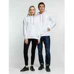 Толстовка с капюшоном KIRENGA, белая (белоснежная), размер XXL