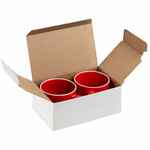 Коробка COUPLE CUP под 2 кружки, малая, белая