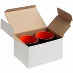 Коробка COUPLE CUP под 2 кружки, большая, белая