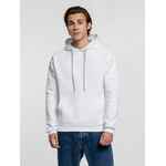 Толстовка с капюшоном KIRENGA HEAVY, белая (белоснежная), размер XS