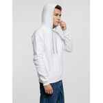 Толстовка с капюшоном KIRENGA HEAVY, белая (белоснежная), размер XS