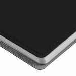 Ежедневник SPRING SHALL, недатированный, черный с серым