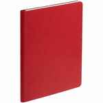 Блокнот VERSO в клетку, красный