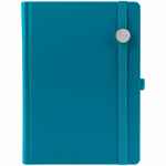 Ежедневник FAVOR METAL, недатированный, бирюзовый