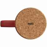 Кружка с пробковой подставкой CORKY, желтая