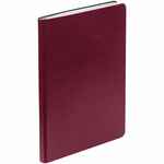 Ежедневник NEBRASKA FLEX, недатированный, бордовый с серебристым