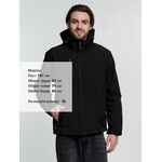 Куртка софтшелл мужская ZAGREB, черная, размер S