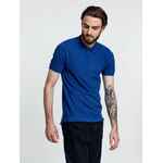 Рубашка поло мужская ADAM, ярко-синяя, размер S