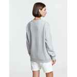 Свитшот унисекс DELTA, серый меланж, размер S