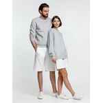 Свитшот унисекс DELTA, серый меланж, размер S