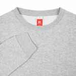 Свитшот унисекс DELTA, серый меланж, размер S