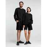 Свитшот унисекс DELTA, черный, размер S