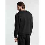 Свитшот унисекс DELTA, черный, размер XXL